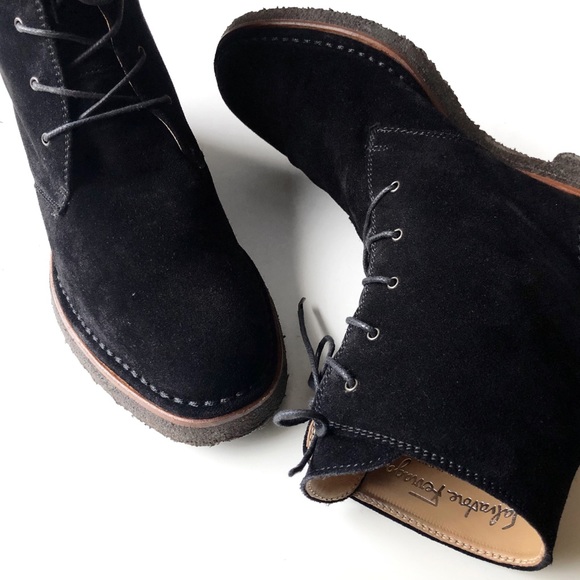 ferragamo combat boots